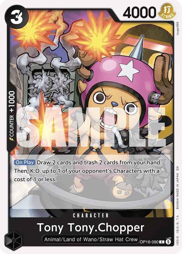 Tony TonyChopper OP16-090 (The Time of Battle) 