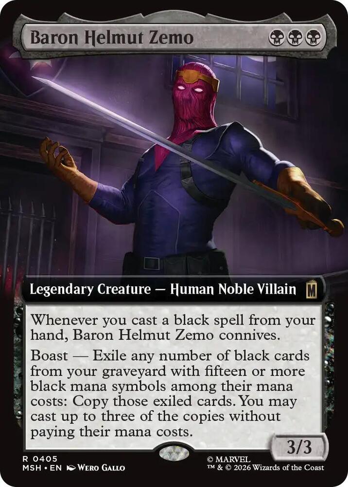 Baron Helmut Zemo 405 (Marvel Super Heroes)  - Extended Art