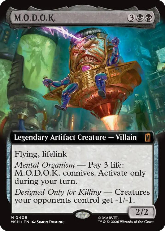 M.O.D.O.K. 408 (Marvel Super Heroes)  - Extended Art Foil