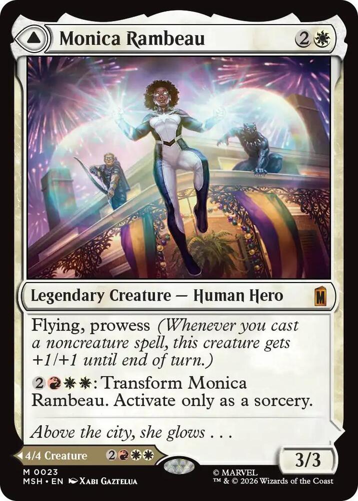 Monica Rambeau // Photon, Living Light 23 (Marvel Super Heroes)  - Foil