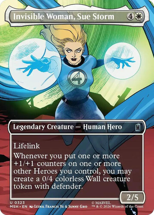 Invisible Woman, Sue Storm 323 (Marvel Super Heroes)  - Borderless Foil