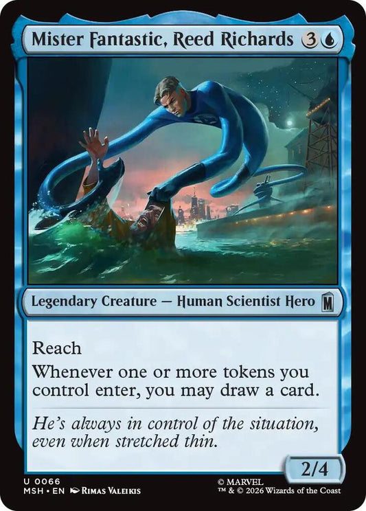 Mister Fantastic, Reed Richards 66 (Marvel Super Heroes)  - Foil