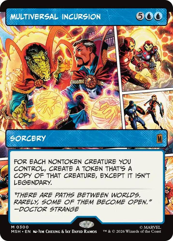 Multiversal Incursion 300 (Marvel Super Heroes)  - Showcase