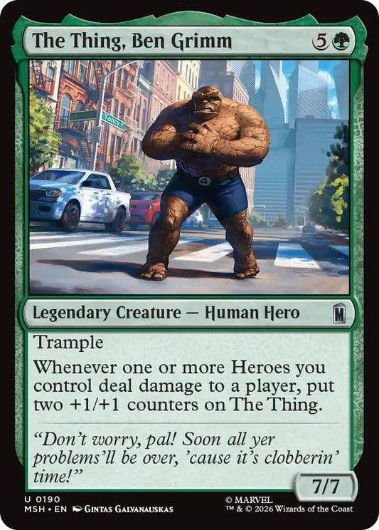 The Thing, Ben Grimm 190 (Marvel Super Heroes)  - Foil