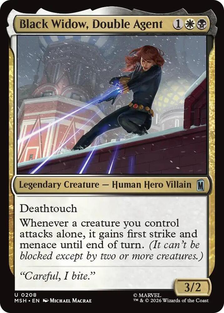 Black Widow, Double Agent 208 (Marvel Super Heroes) 