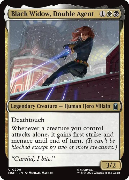 Black Widow, Double Agent 208 (Marvel Super Heroes) 