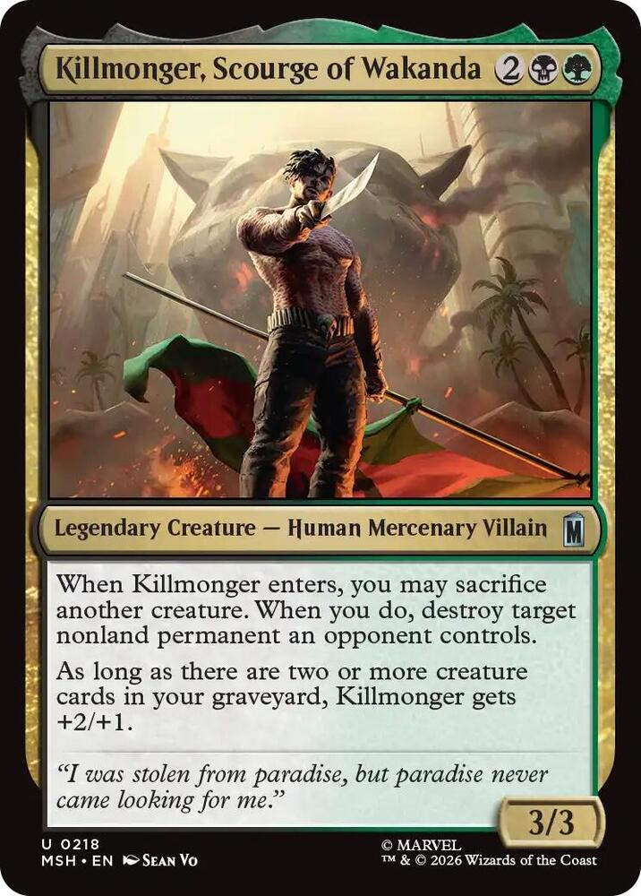 Killmonger, Scourge of Wakanda 218 (Marvel Super Heroes) 