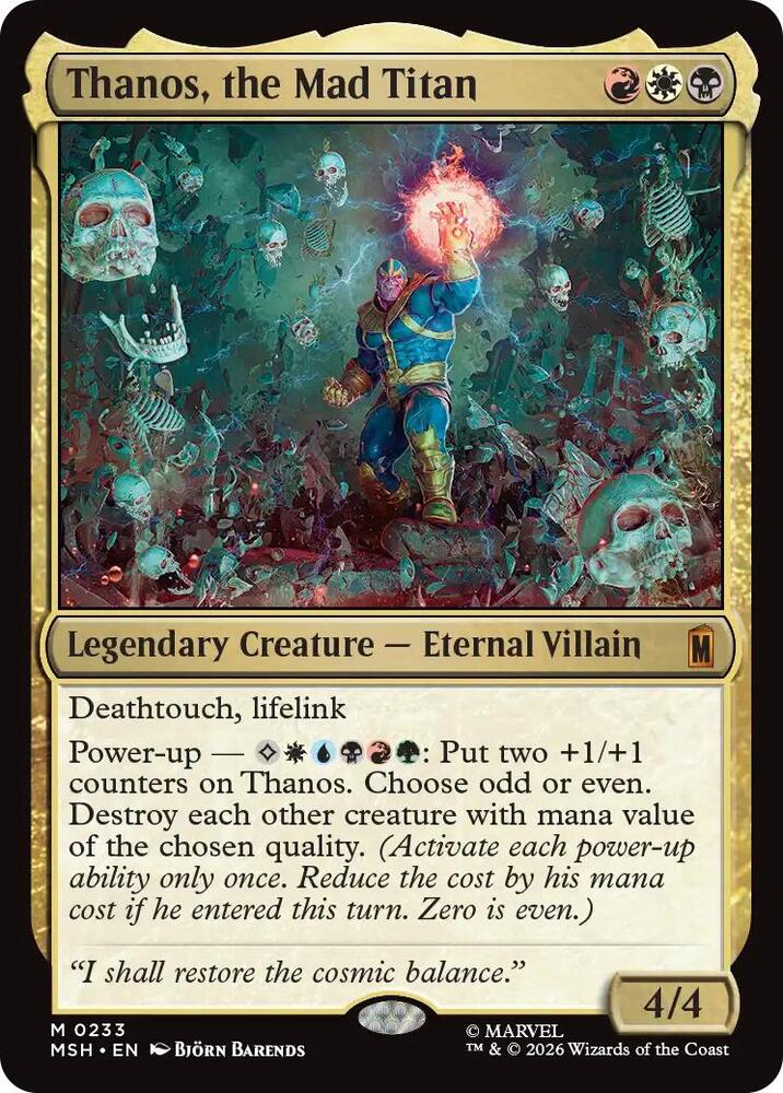 Thanos, the Mad Titan 233 (Marvel Super Heroes) 