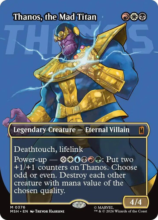 Thanos, the Mad Titan 376 (Marvel Super Heroes)  - Borderless