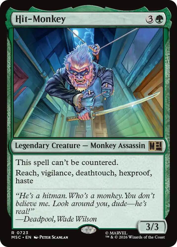 Hit Monkey 723 (Commander: Marvel Super Heroes)  - Foil