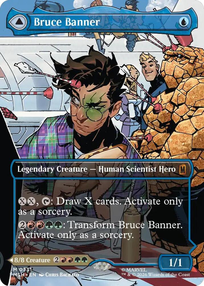Bruce Banner // The Incredible Hulk 331 (Marvel Super Heroes)  - Borderless