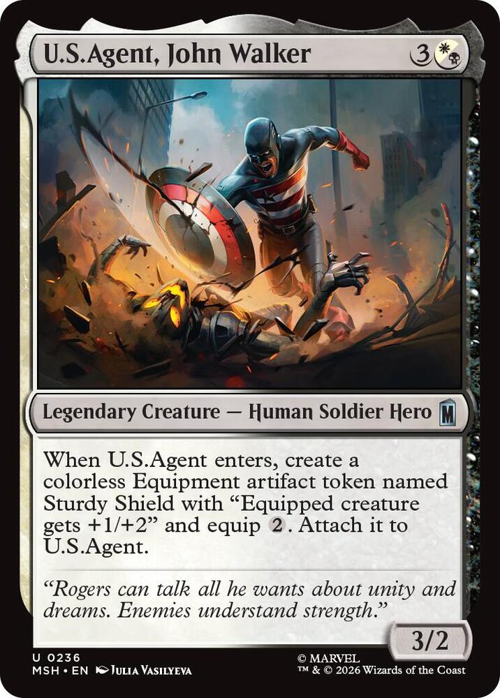 U.S.Agent, John Walker 236 (Marvel Super Heroes) 
