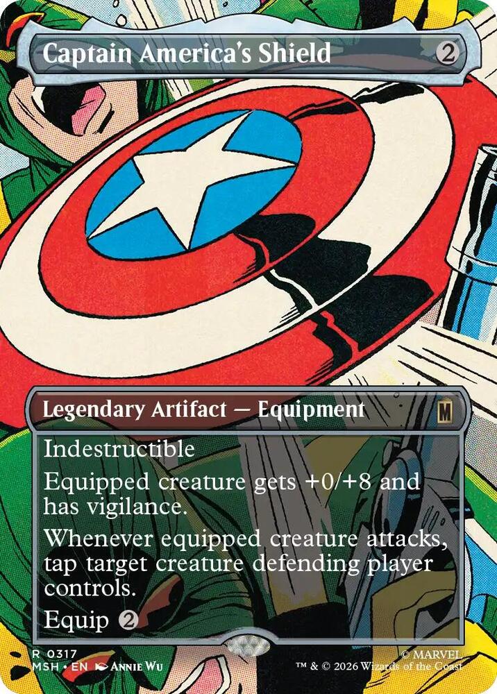 Captain America's Shield 317 (Marvel Super Heroes)  - Borderless Foil