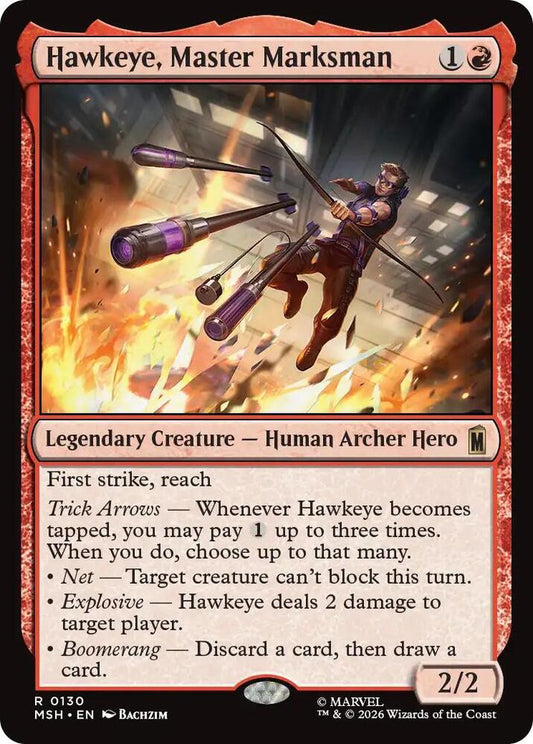 Hawkeye, Master Marksman 130 (Marvel Super Heroes) 