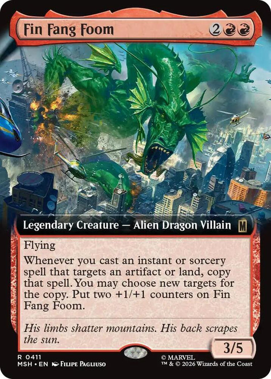 Fin Fang Foom 411 (Marvel Super Heroes)  - Extended Art Foil