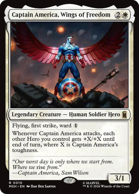 Captain America, Wings of Freedom 10 (Marvel Super Heroes) 