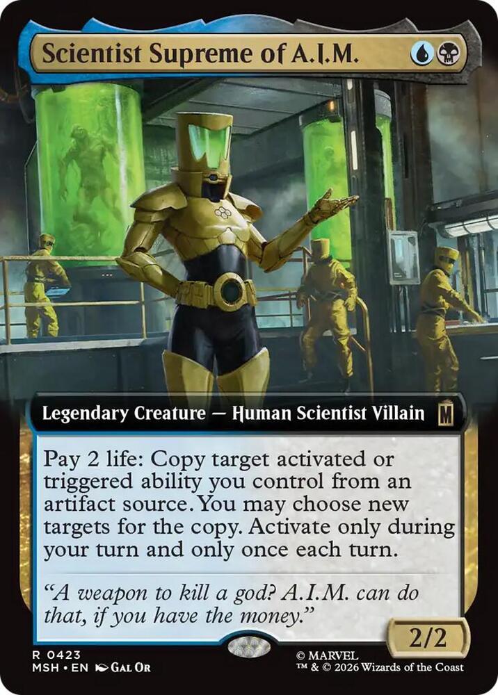 Scientist Supreme of A.I.M. 423 (Marvel Super Heroes)  - Extended Art Foil