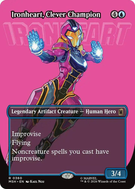 Ironheart, Clever Champion 360 (Marvel Super Heroes)  - Borderless Foil