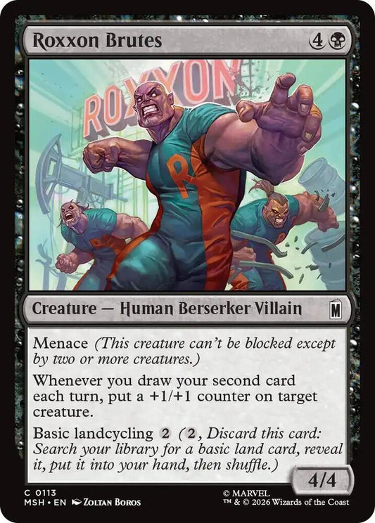 Roxxon Brutes 113 (Marvel Super Heroes)  - Foil