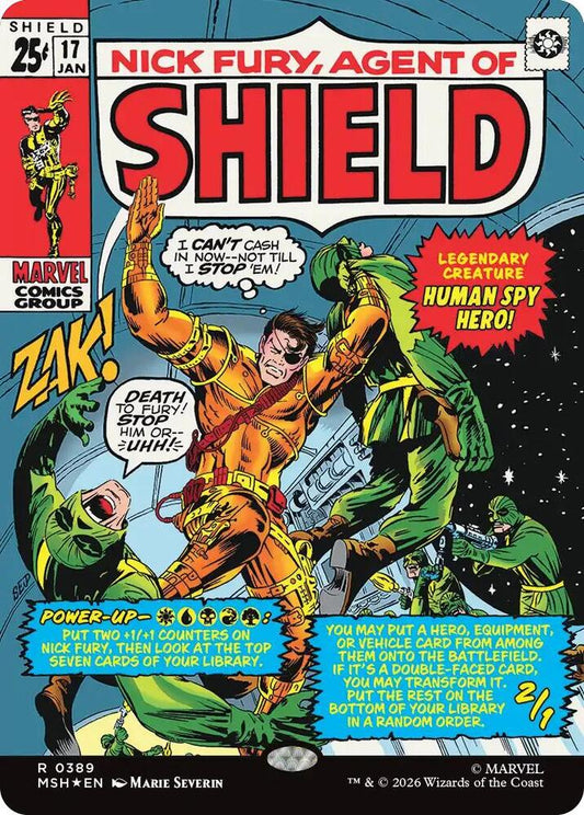 Nick Fury, Agent of S.H.I.E.L.D. 389 (Marvel Super Heroes)  - Borderless Foil