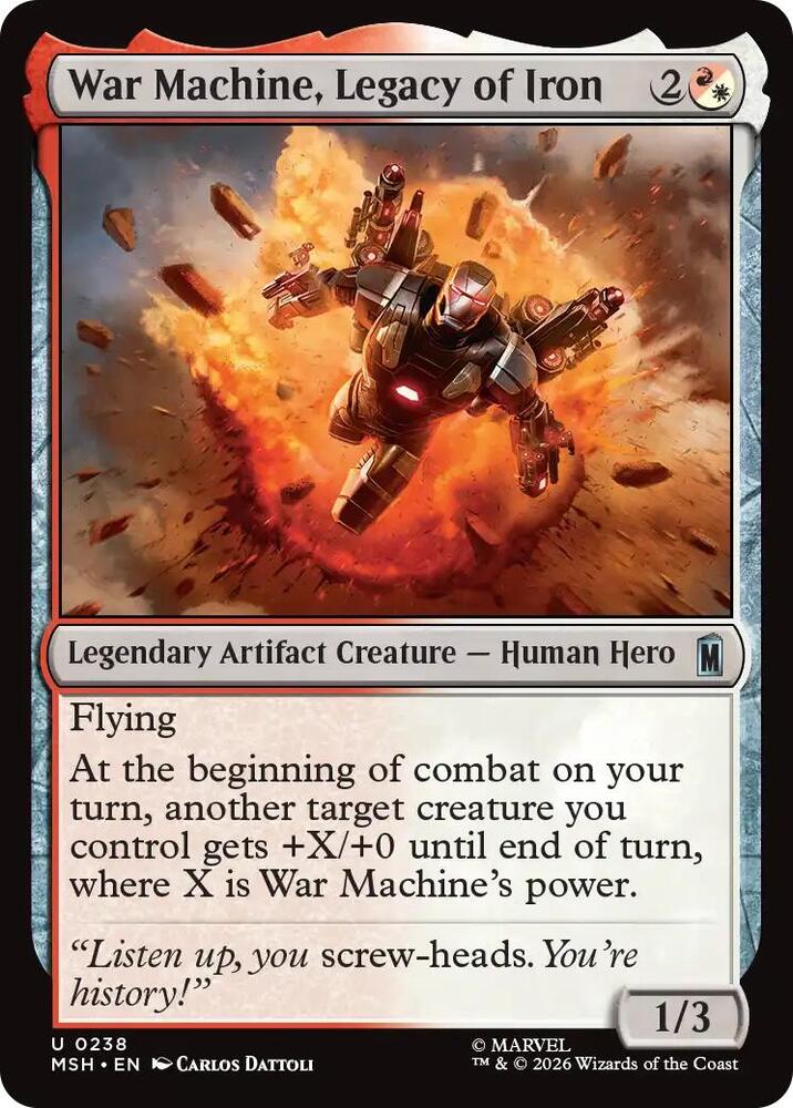 War Machine, Legacy of Iron 238 (Marvel Super Heroes) 