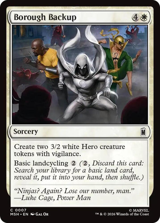 Borough Backup 7 (Marvel Super Heroes)  - Foil