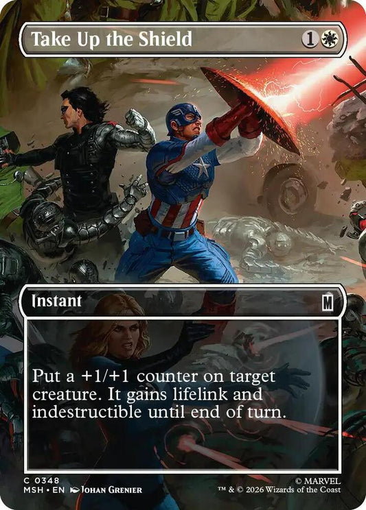 Take Up the Shield 348 (Marvel Super Heroes)  - Borderless