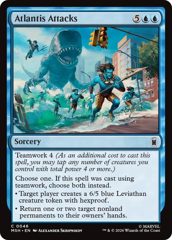 Atlantis Attacks 46 (Marvel Super Heroes)  - Foil
