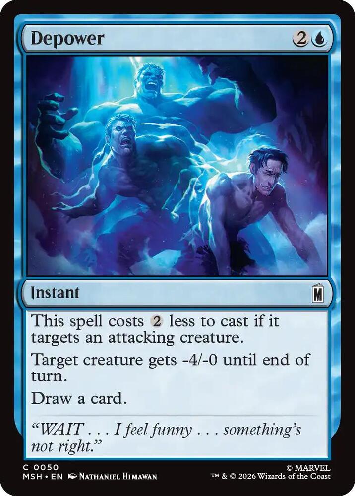 Depower 50 (Marvel Super Heroes)  - Foil