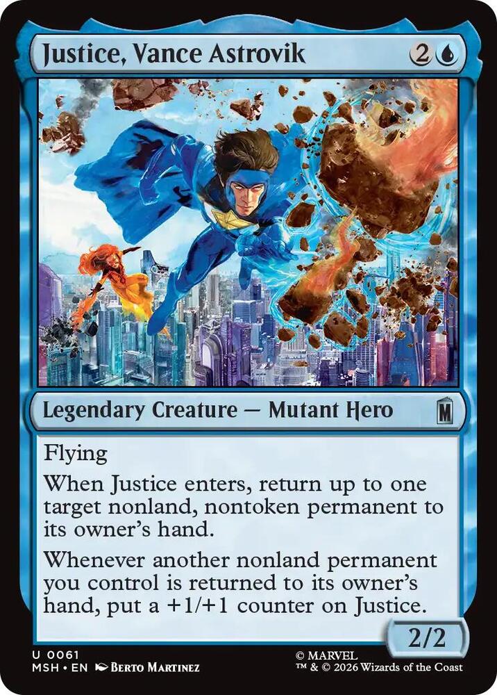 Justice, Vance Astrovik 61 (Marvel Super Heroes) 