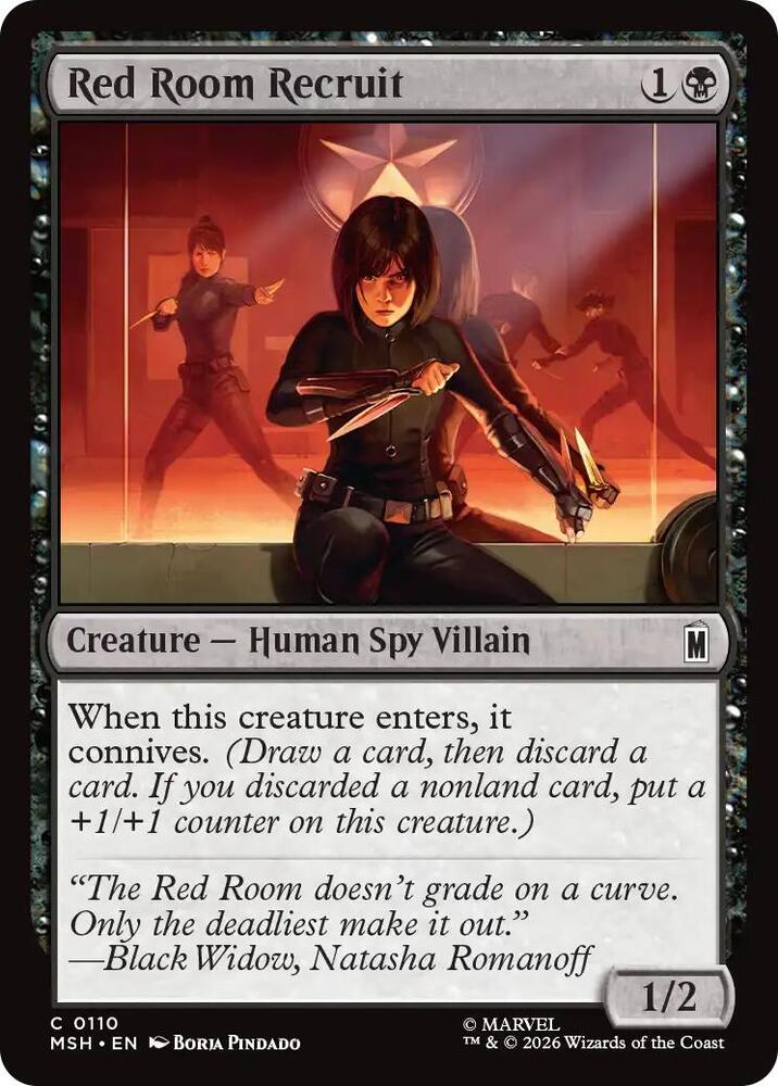 Red Room Recruit 110 (Marvel Super Heroes)  - Foil