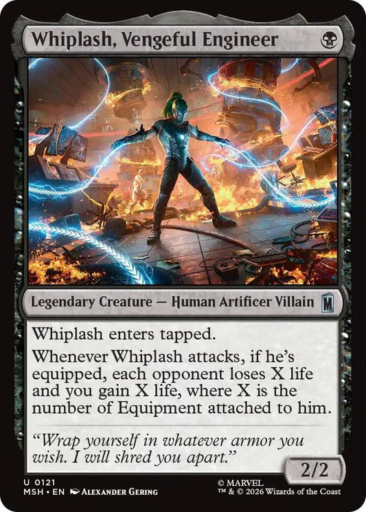 Whiplash, Vengeful Engineer 121 (Marvel Super Heroes)  - Foil