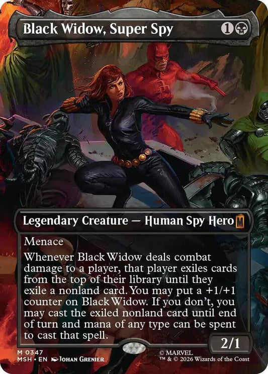 Black Widow, Super Spy 347 (Marvel Super Heroes)  - Borderless
