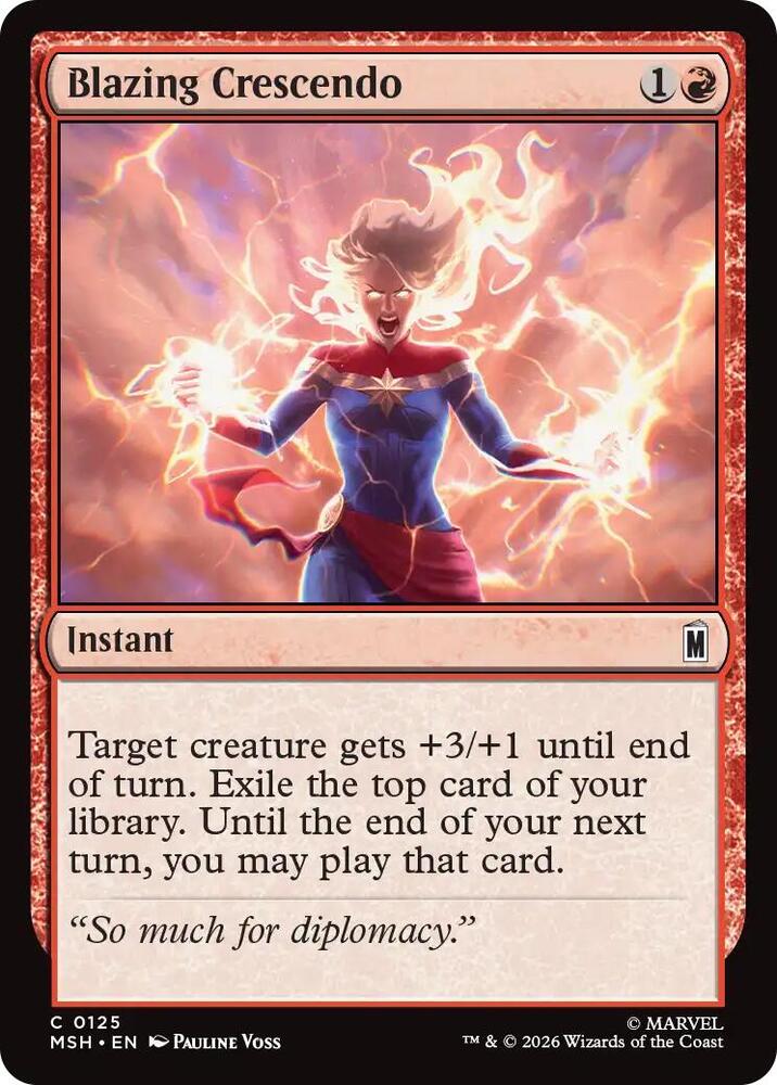 Blazing Crescendo 125 (Marvel Super Heroes) 