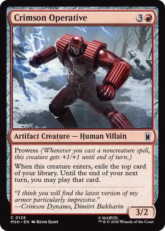 Crimson Operative 126 (Marvel Super Heroes)  - Foil