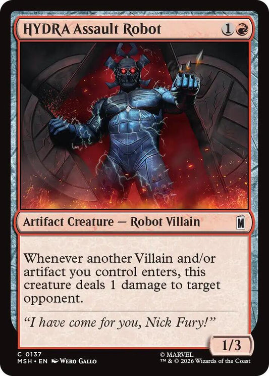 HYDRA Assault Robot 137 (Marvel Super Heroes)  - Foil