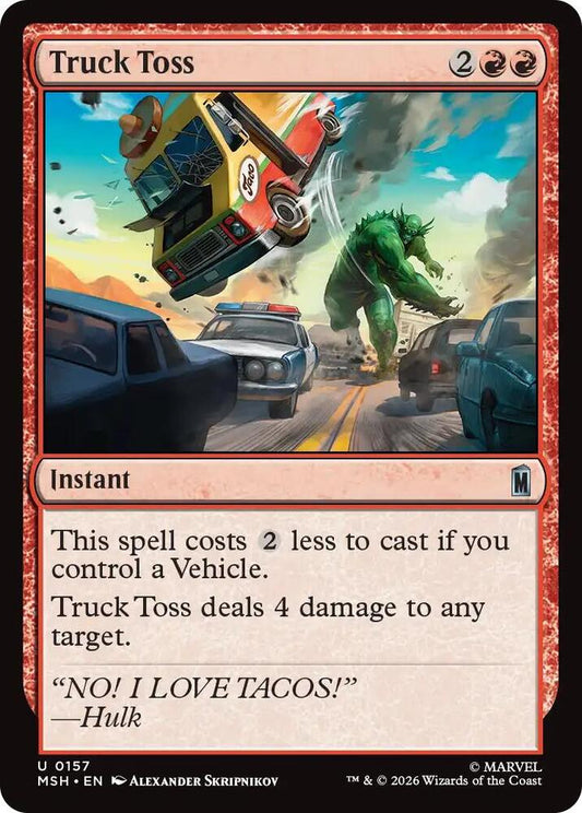 Truck Toss 157 (Marvel Super Heroes) 
