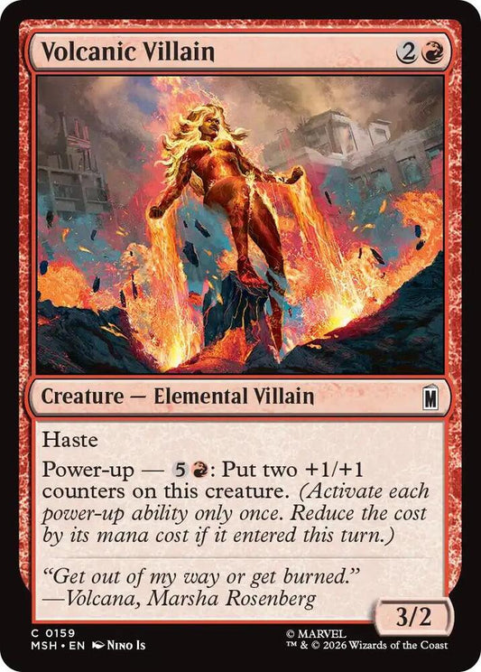Volcanic Villain 159 (Marvel Super Heroes)  - Foil