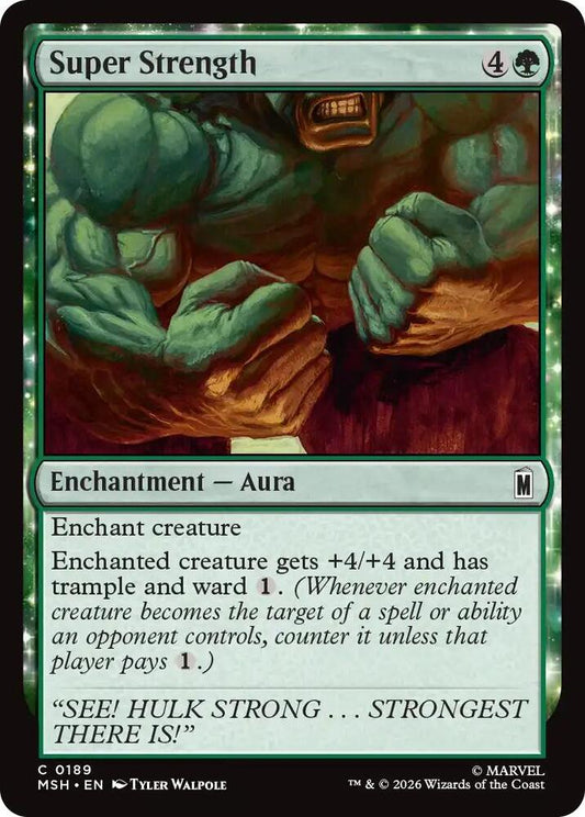 Super Strength 189 (Marvel Super Heroes)  - Foil
