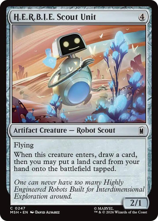 H.E.R.B.I.E. Scout Unit 247 (Marvel Super Heroes)  - Foil