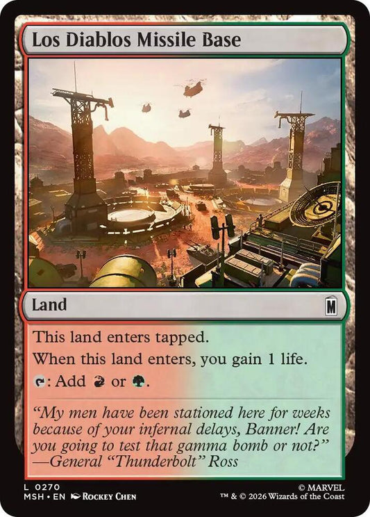 Los Diablos, Missile Base 270 (Marvel Super Heroes)  - Foil