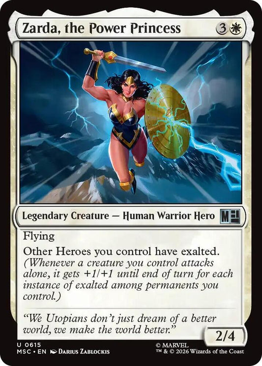 Zarda the Power Princess 615 (Commander: Marvel Super Heroes)  - Foil