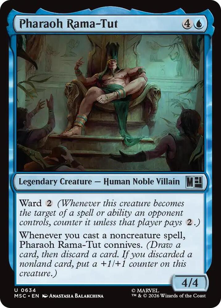Pharaoh Rama Tut 634 (Commander: Marvel Super Heroes)  - Foil