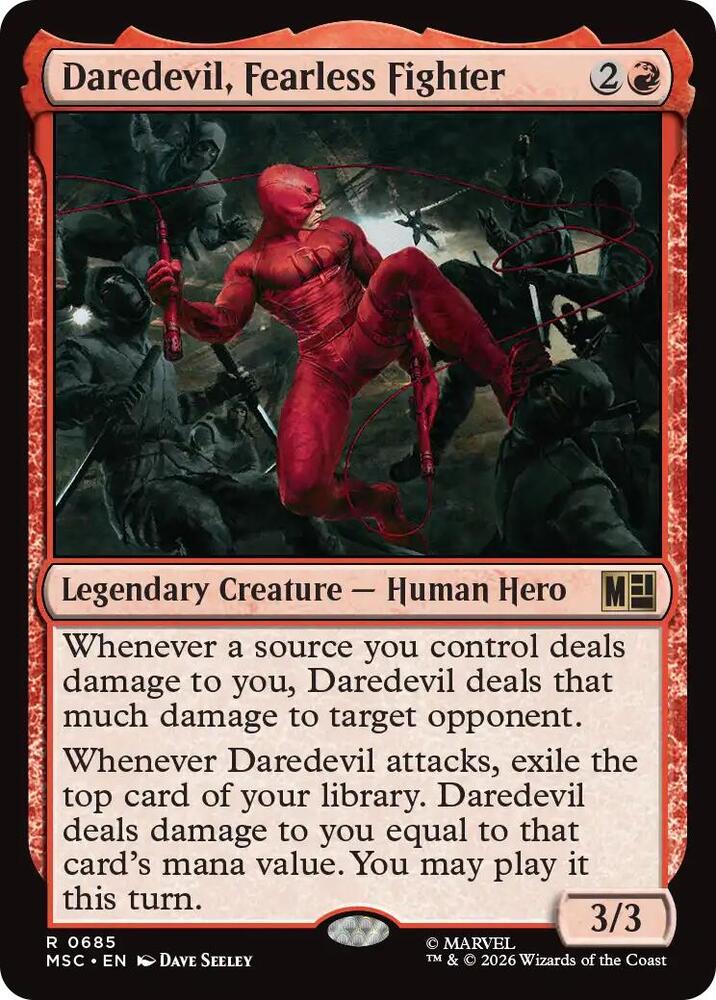 Daredevil Fearless Fighter 685 (Commander: Marvel Super Heroes)  - Foil