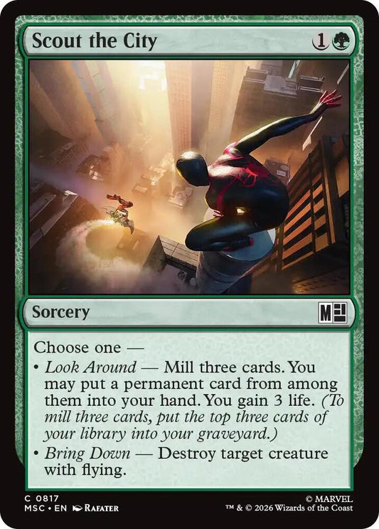 Scout the City 817 (Commander: Marvel Super Heroes)  - Foil