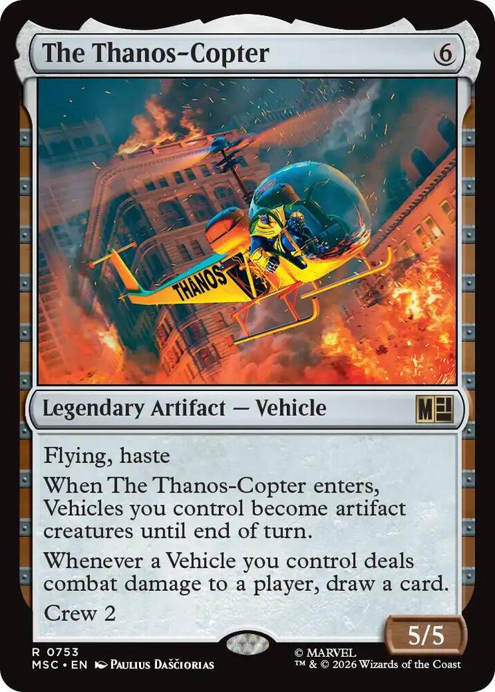 The Thanos Copter 753 (Commander: Marvel Super Heroes)  - Foil