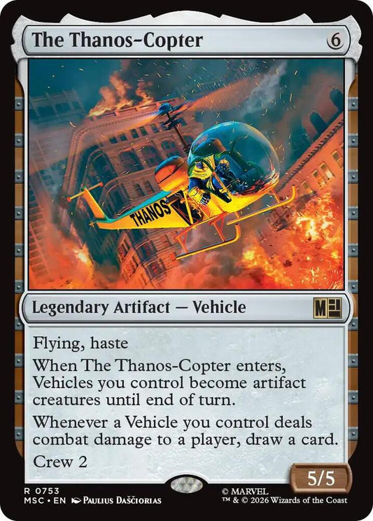 The Thanos Copter 753 (Commander: Marvel Super Heroes)  - Foil