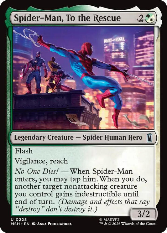 Spider-Man, To the Rescue 228 (Marvel Super Heroes)  - Foil