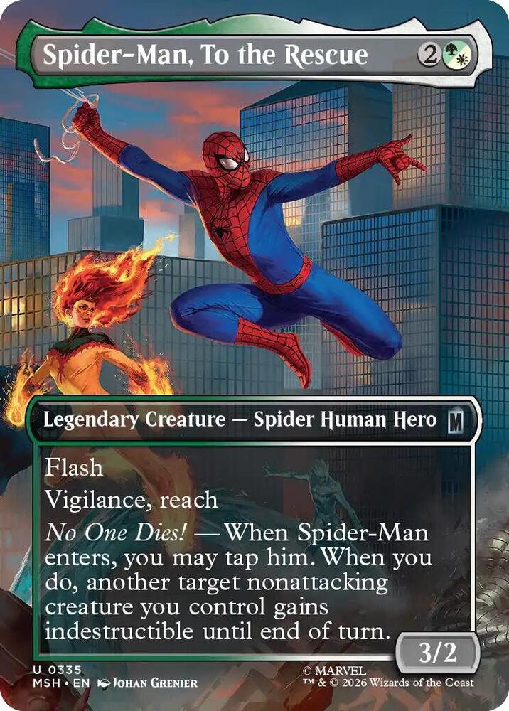 Spider-Man, To the Rescue 228 (Marvel Super Heroes)  - Borderless