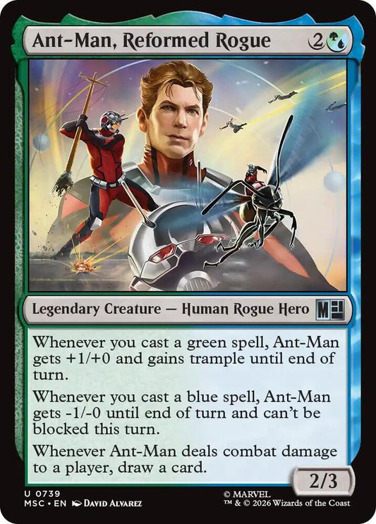Ant Man Reformed Rogue 739 (Commander: Marvel Super Heroes)  - Foil
